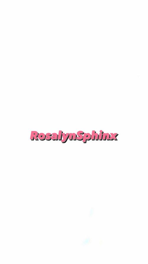 @rosalynsphinx nude rosalynsphinx nude