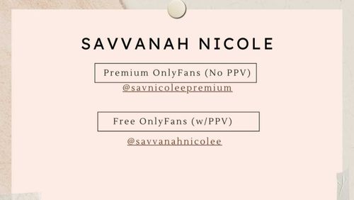 @savvanahnicolee nude savvanahnicolee nude