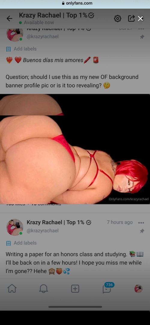 @krazyrachael nude krazyrachael nude
